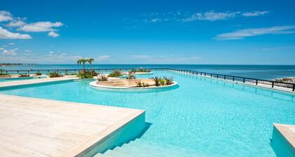 Chillout 3BR villa private beach Yucalpeten Marina