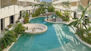 4 outdoor pools