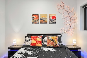 2 chambres, fer et planche à repasser, Wi-Fi gratuit, draps fournis