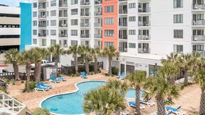 Indoor pool, outdoor pool - Oceanfront Balcony- Rooted In Sea Glass Retreat (Myrtle Beach)