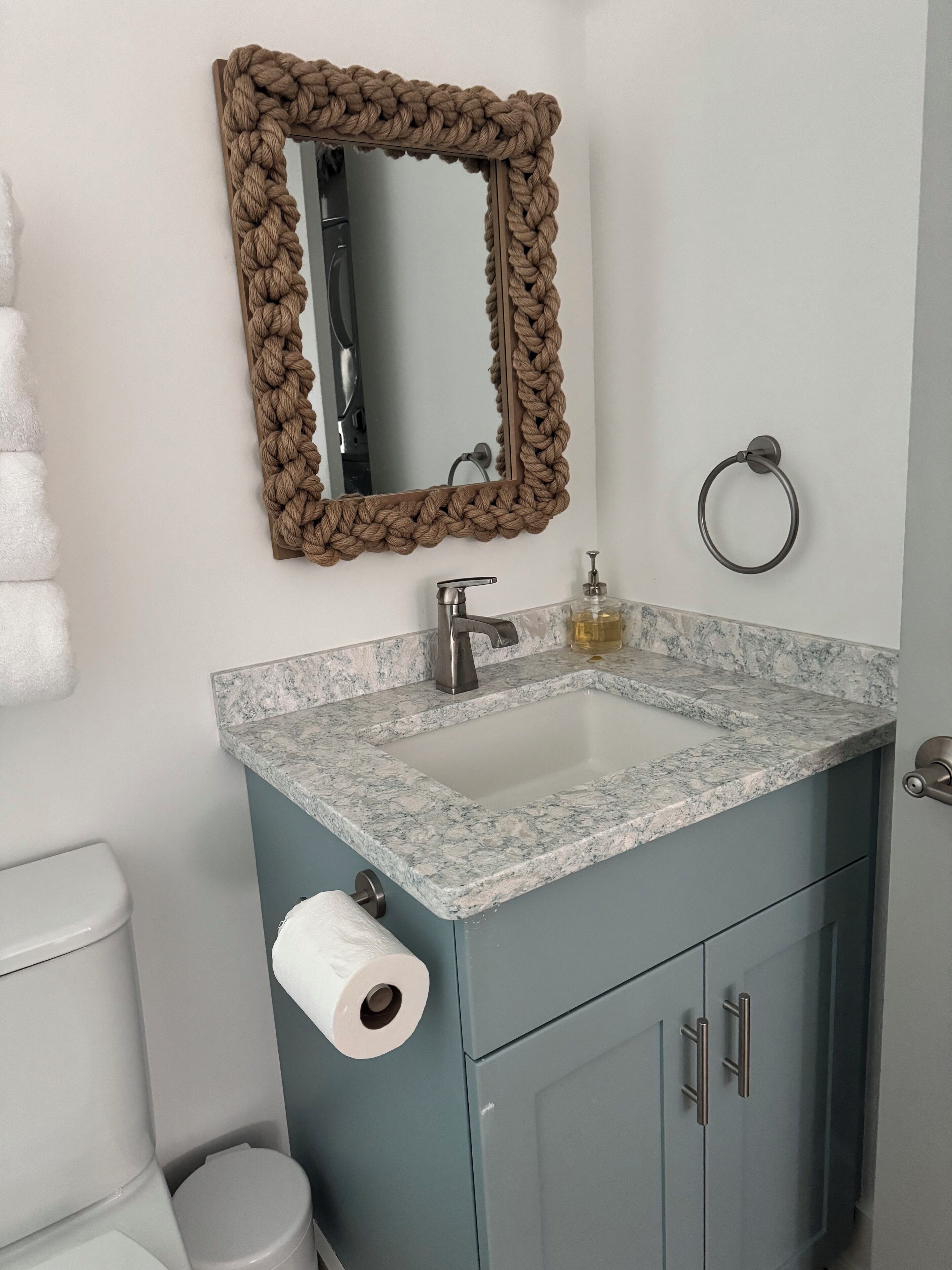 Towels, toilet paper