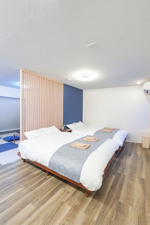 Deluxe Apartment, Multiple Beds, Non Smoking, Kitchen (301) | Desk, blackout curtains, iron/ironing board, free WiFi - Seed INN Haneda Terrace (Tokyo)