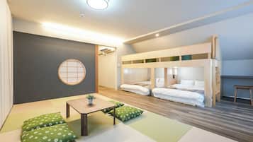Family Apartment, Multiple Beds, Accessible Bathtub, Kitchen (401) | Desk, blackout drapes, iron/ironing board, free WiFi