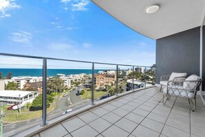 Terrace/patio - Providence Oceanview Retreat with Pool & Spa (Caloundra Region)