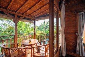 Villa, 1 chambre, piscine privée | Vue du balcon