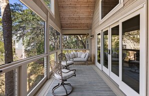 Terrace/patio - Quiet Kiawah Marsh Escape (Kiawah Island)