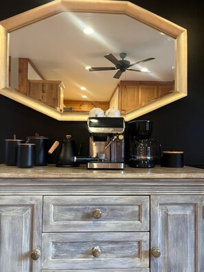 Interior - 2-bedroom cabin located on a working bee farm and stocked trout stream. (Rural Retreat)