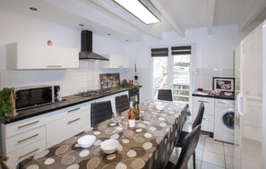 Fridge, microwave, oven, stovetop - Beautiful home in St Julien du Gua with WiFi (St Julien du Gua)