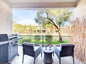 Terrace/patio - Ground Floor Waterside Townhome! Heated Pool/Garage! (Chandler)