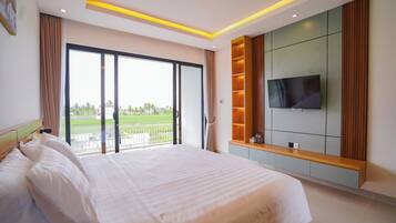 Chambre Deluxe, balcon, vue établissement