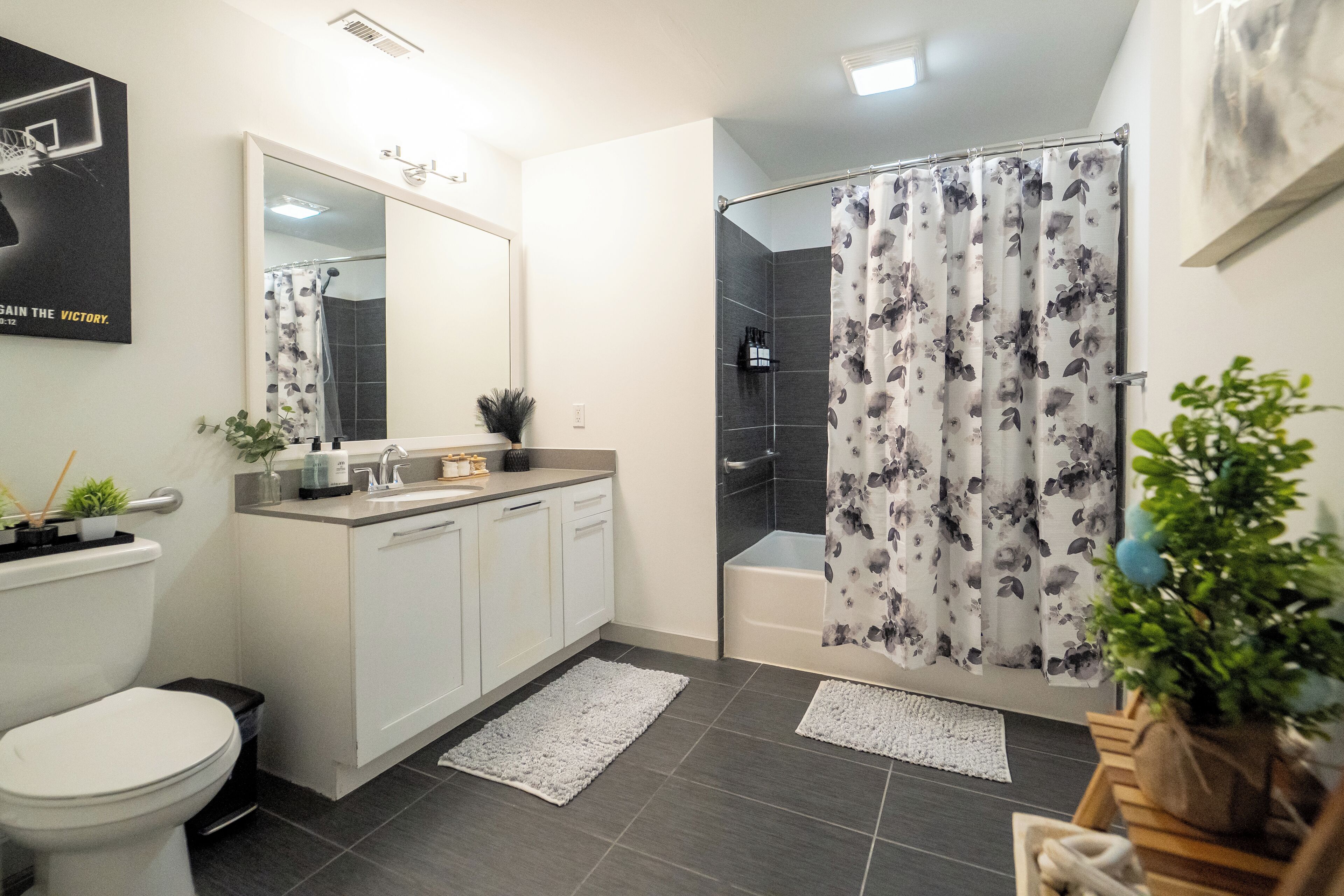 Towels, soap, toilet paper