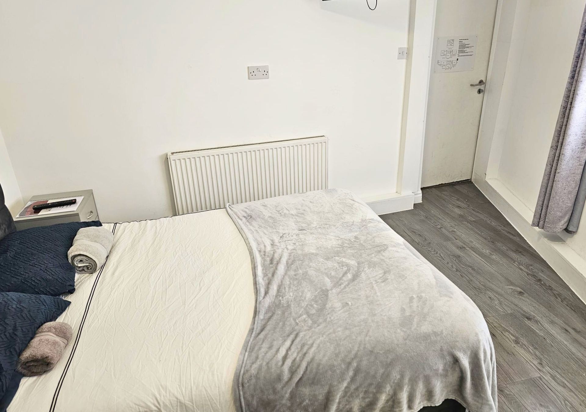 Habitación doble, baño privado, vista al jardín