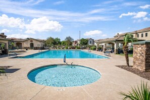 Outdoor pool, a heated pool - Sleeps 8 Or More - Welcome to our "Castle" in the desert! 4-Bed 3-Bath two Story (Gilbert)