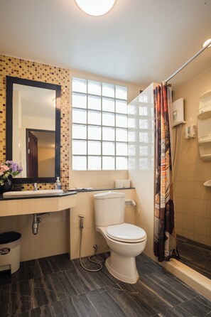 Shower, hair dryer, towels, soap - First Private Pool Villa, 4-bedroom private pool villa in peaceful Ao Nang, (Ao Nang)
