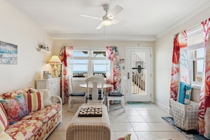 Living area - Beachfront Paradise at The Summer Sands with Ocean Views (North Wildwood)