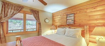 Riverside St Regis Cabin w/ Fire Pit + Grill