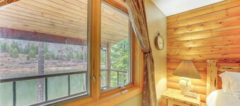 Riverside St Regis Cabin w/ Fire Pit + Grill