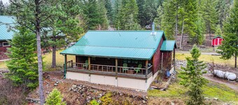 Riverside St Regis Cabin w/ Fire Pit + Grill