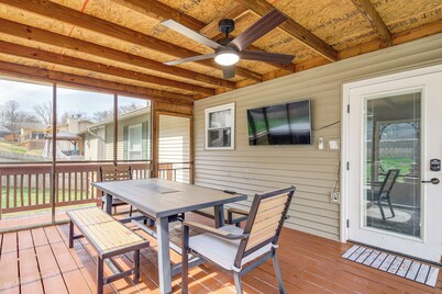3 Mi to UT & Market Square: Poolside Retreat!