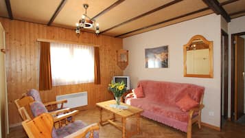 Classic-Chalet, 3 Schlafzimmer | Wohnzimmer