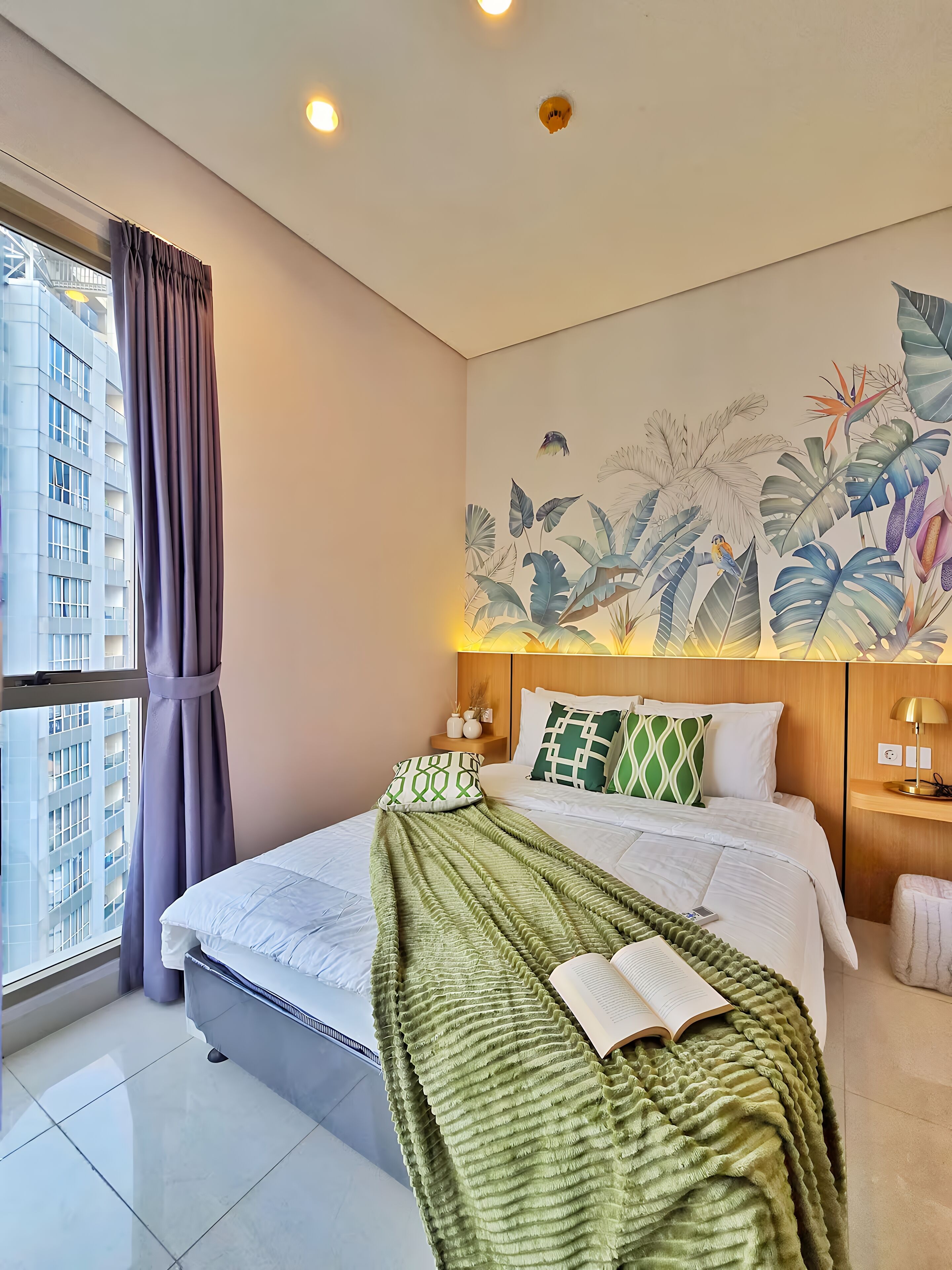 Apartemen, 3 kamar tidur, pemandangan kota | Meja kerja, setrika/meja setrika, dan Wi-Fi gratis
