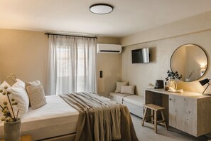 Een strijkplank/strijkijzer, gratis wifi, beddengoed