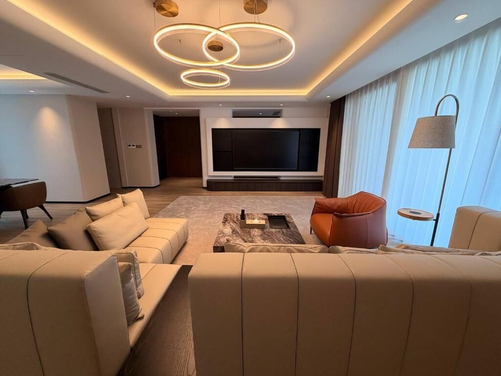 Phòng Suite Presidential, quang cảnh thành phố | Khu phòng khách