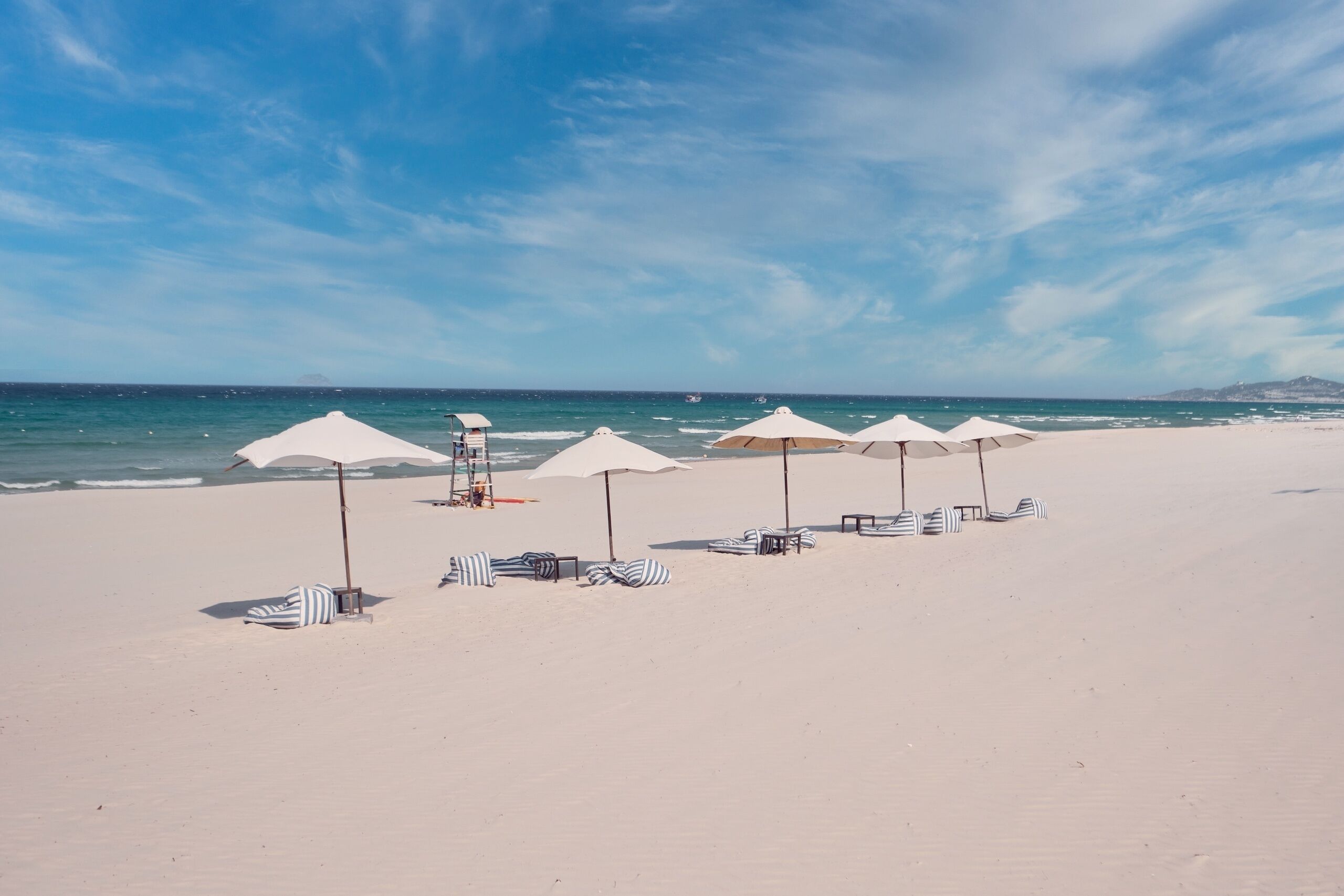 Private beach, free beach shuttle