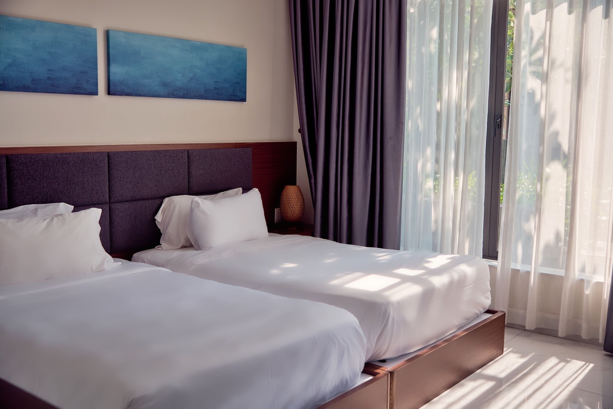 Villa Supérieure, 2 chambres, en bord de piscine | Bureau, Wi-Fi gratuit, draps fournis