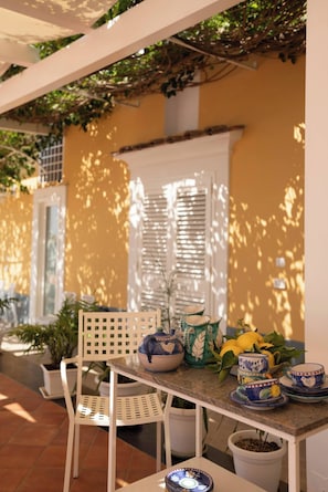 Outdoor dining - Terrazza del Sole -Camera Levante (Positano)