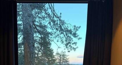 Unique, modern cabin designed by Snøhetta, located at Blefjell