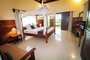 ห้องพัก, 1 ห้องนอน, สูบบุหรี่ได้, ลานระเบียง