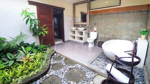 Room, 1 Bedroom, Smoking, Patio | Bathroom - Room-charming Garden Suite Villa Pool A (Ubud)