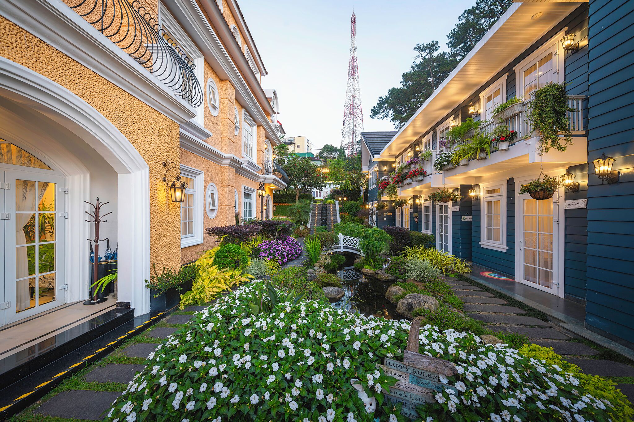 숙박 시설 구내