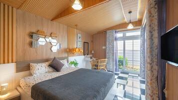 Standard-Chalet, Gartenblick