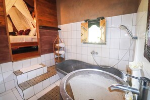 Habitación, 1 habitación, fumadores, patio | Baño