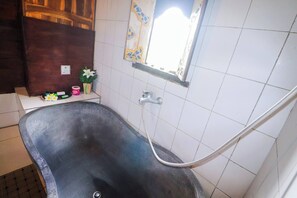 Room, 1 Bedroom, Smoking, Patio | Bathroom - Room-ubud Nature Escape Bungalow Ricefie (Ubud)