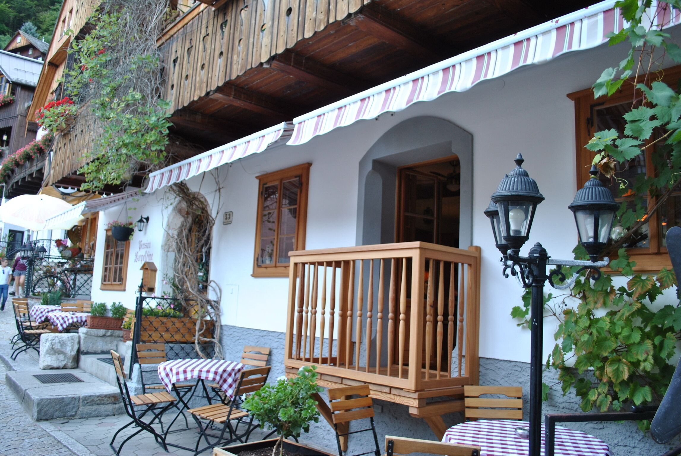 Vista frontal de la propiedad