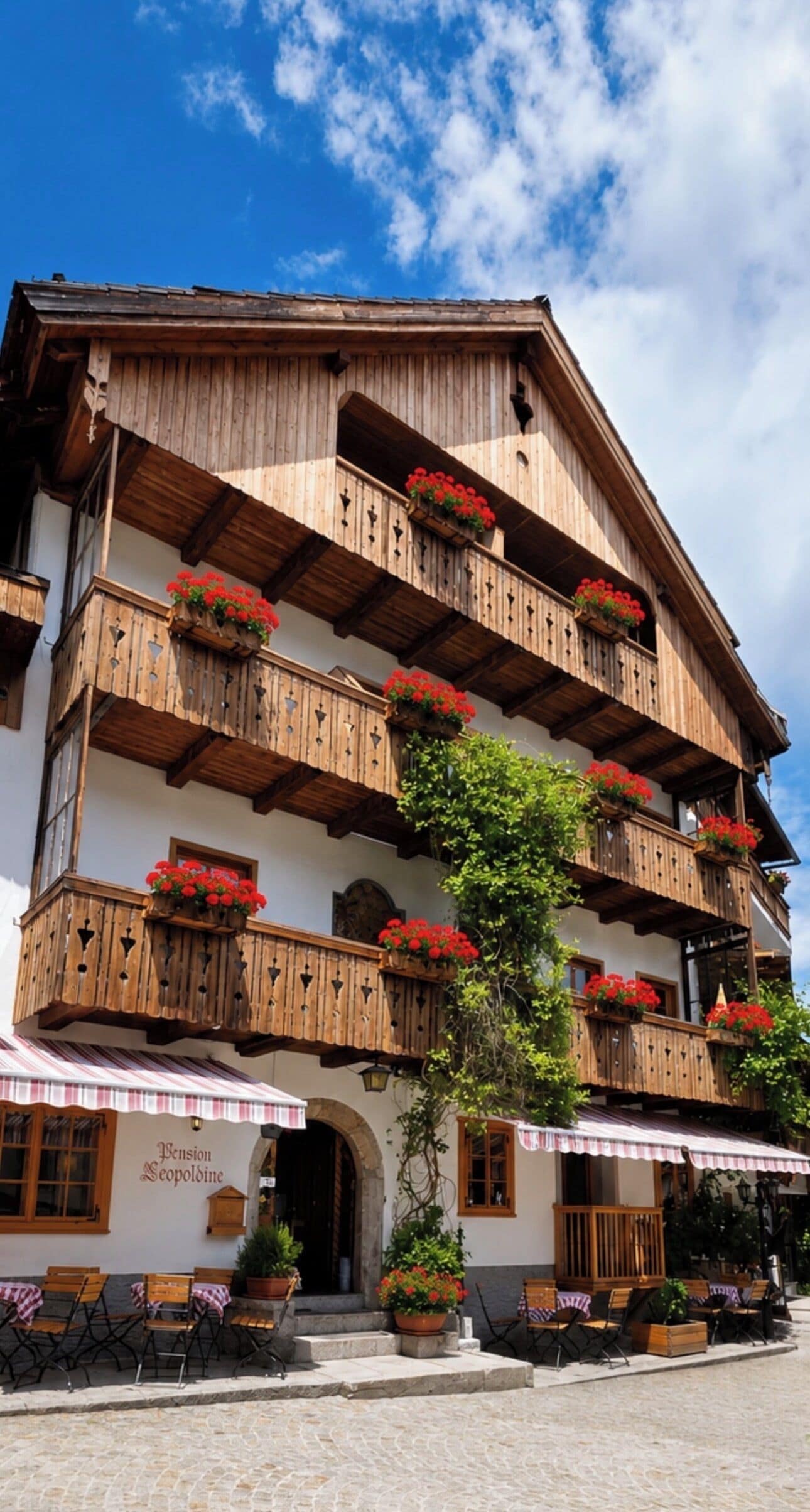 Fassade der Unterkunft