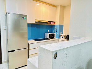 Appartement Familial, balcon | Cuisine privée