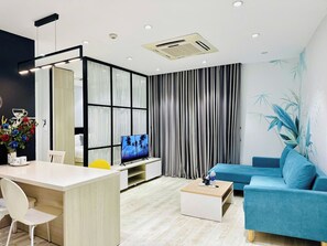 Appartement Deluxe, balcon | Intérieur