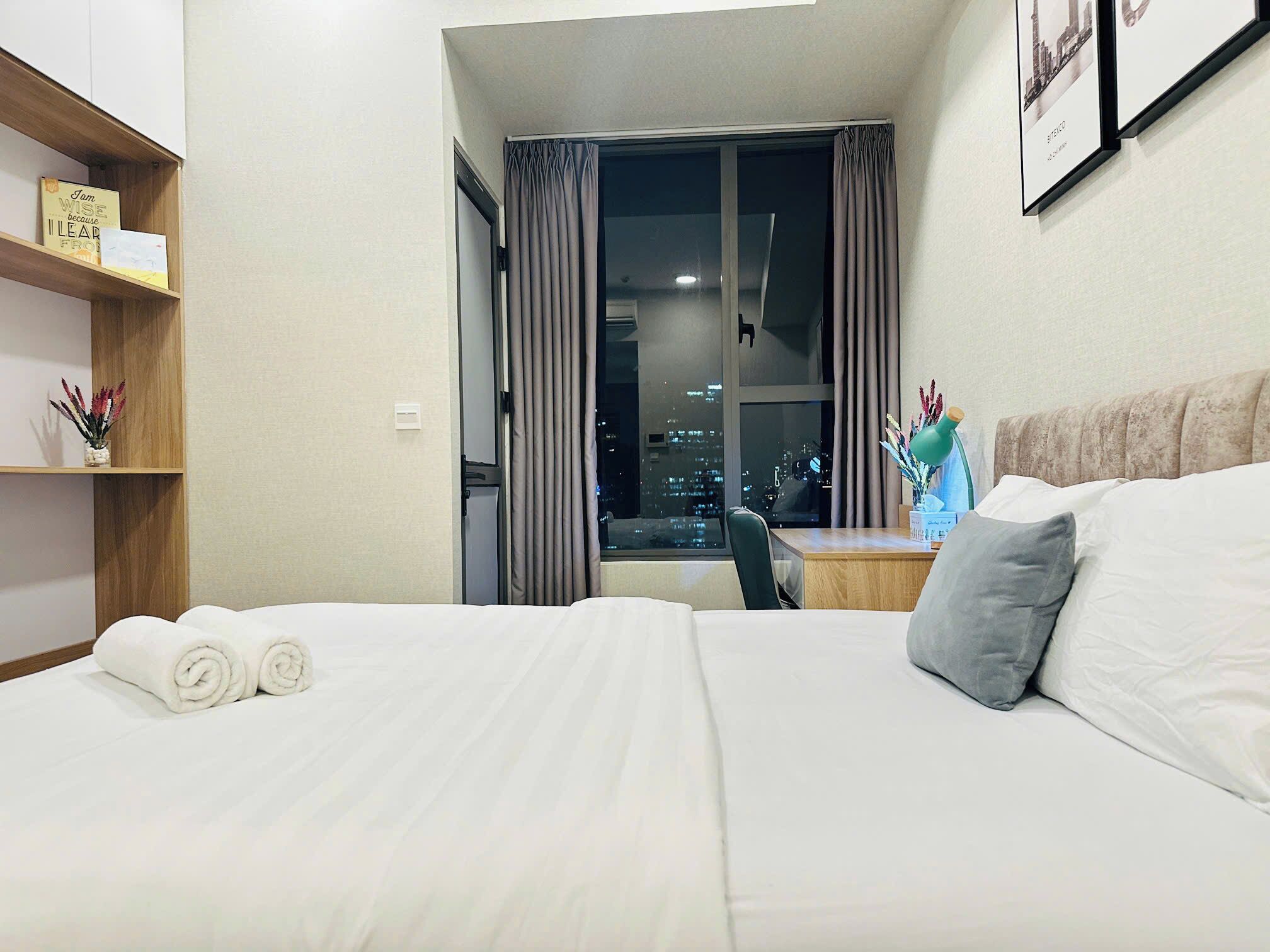 Studio Luxe, balcon, vue ville