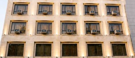 Façade de lâhĂ©bergement