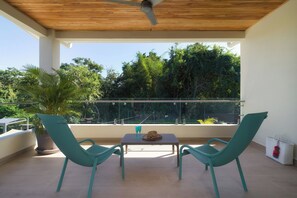 Terrace/patio - Bo Jungle - Steps to Tamarindo Beach - Surf & Pool #4 (Playa Langosta)