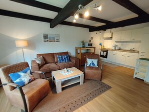 Living area - Apartment Villa Butterburg Eske - Terraced house with private terrace (Dornum)