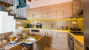 Fridge, microwave, oven, stovetop - Beautiful sea views, Close to Beautiful Beaches of South Crete (Rethymno)