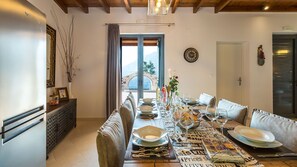 Dining - Beautiful sea views, Close to Beautiful Beaches of South Crete (Rethymno)