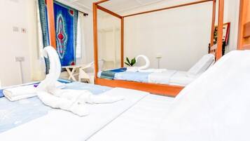 Wifi gratis y ropa de cama