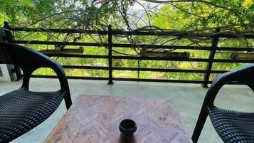 Deluxe Triple Room, Balcony, Mountain View | Terrace/patio