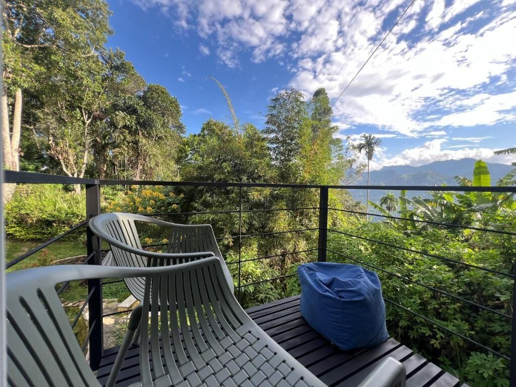 Family Double Room, Balcony, Garden View | Property grounds